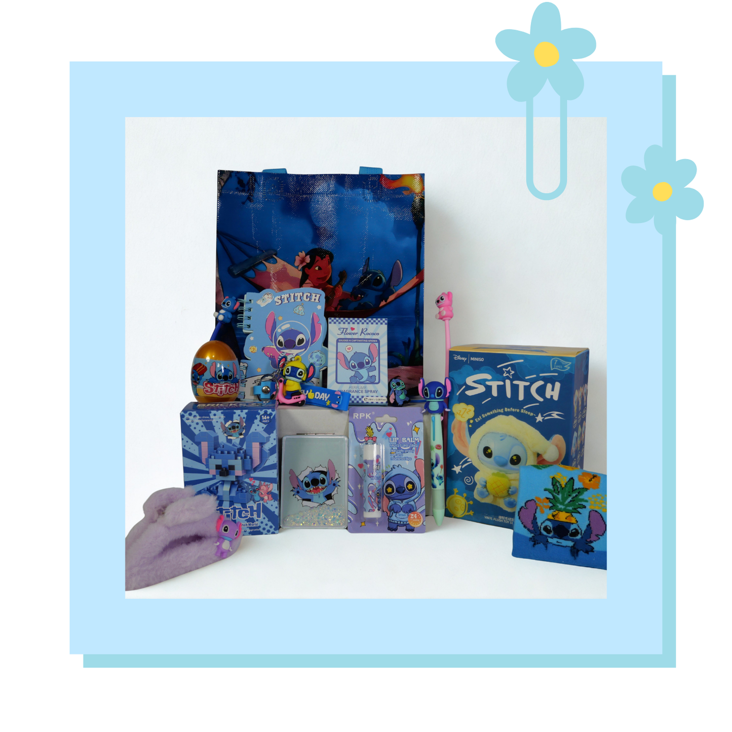 Blue Alien Themed Basket